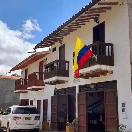 Casona Chara Hotel Barichara Bagian luar foto