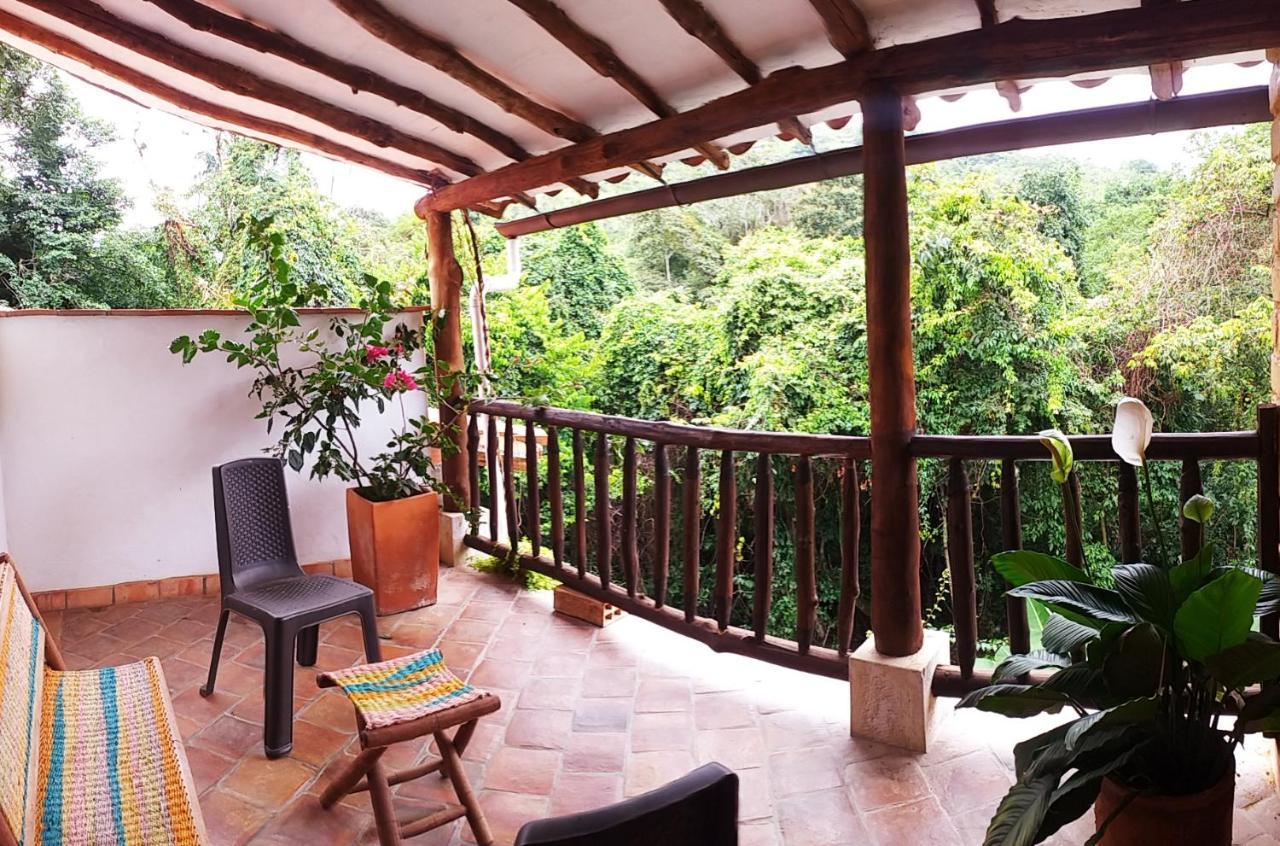 Casona Chara Hotel Barichara Bagian luar foto