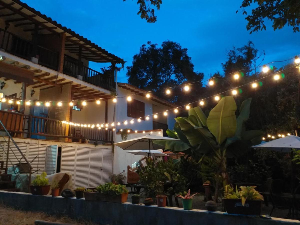 Casona Chara Hotel Barichara Bagian luar foto