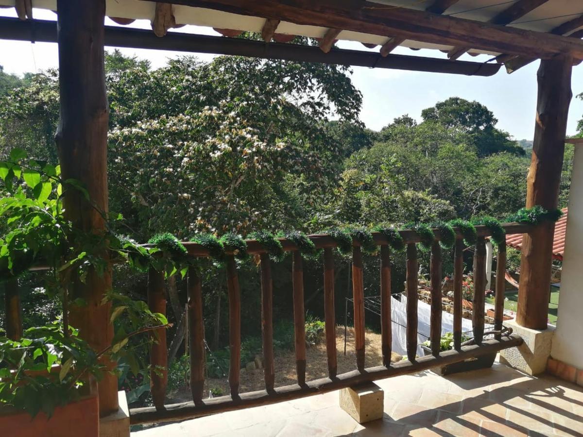 Casona Chara Hotel Barichara Bagian luar foto