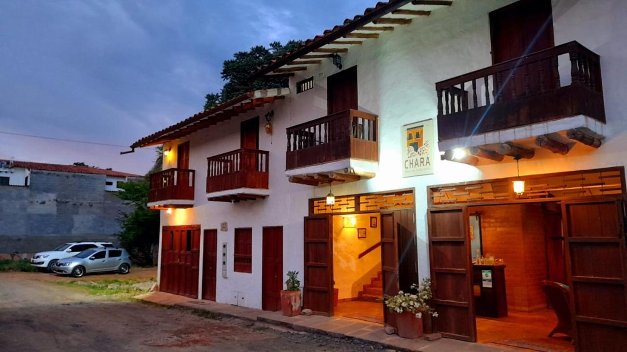 Casona Chara Hotel Barichara Bagian luar foto