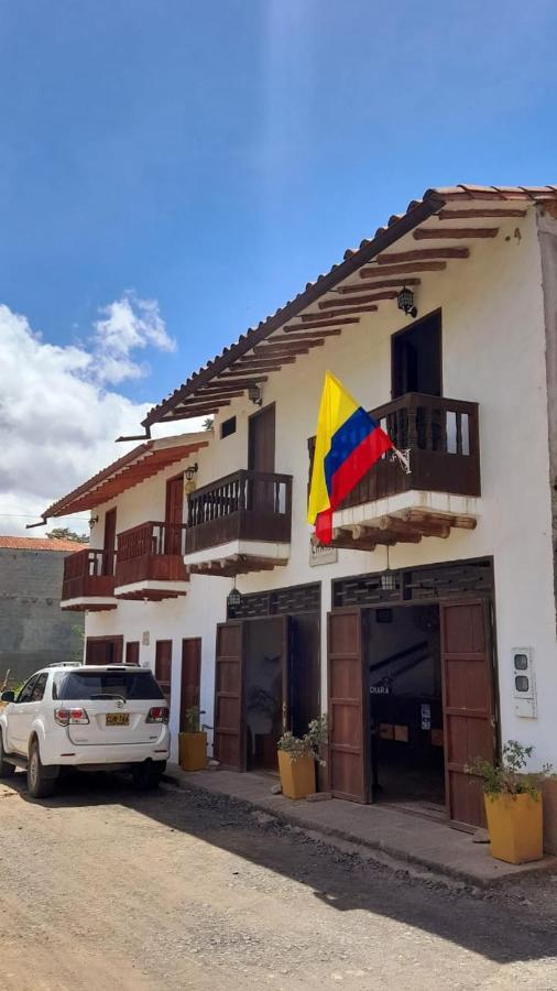 Casona Chara Hotel Barichara Bagian luar foto