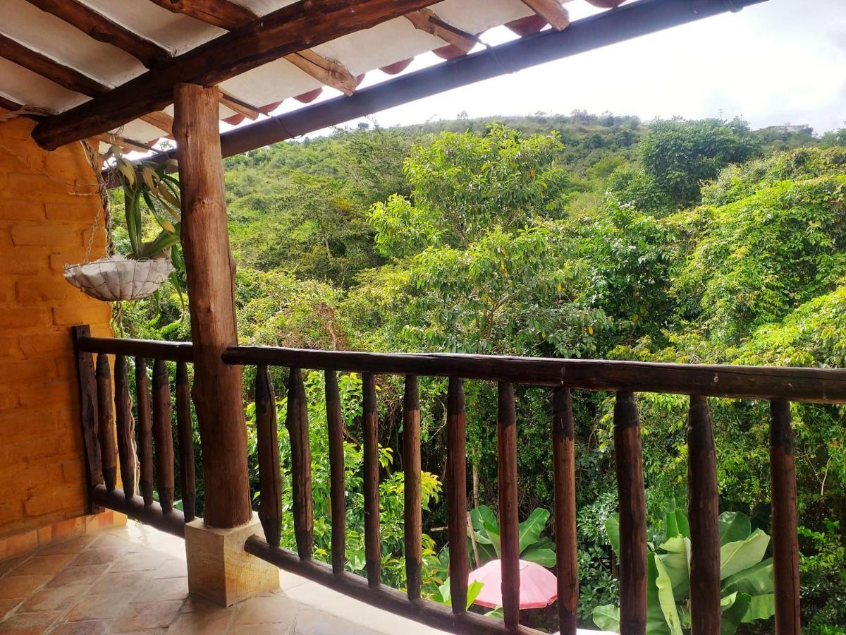 Casona Chara Hotel Barichara Bagian luar foto