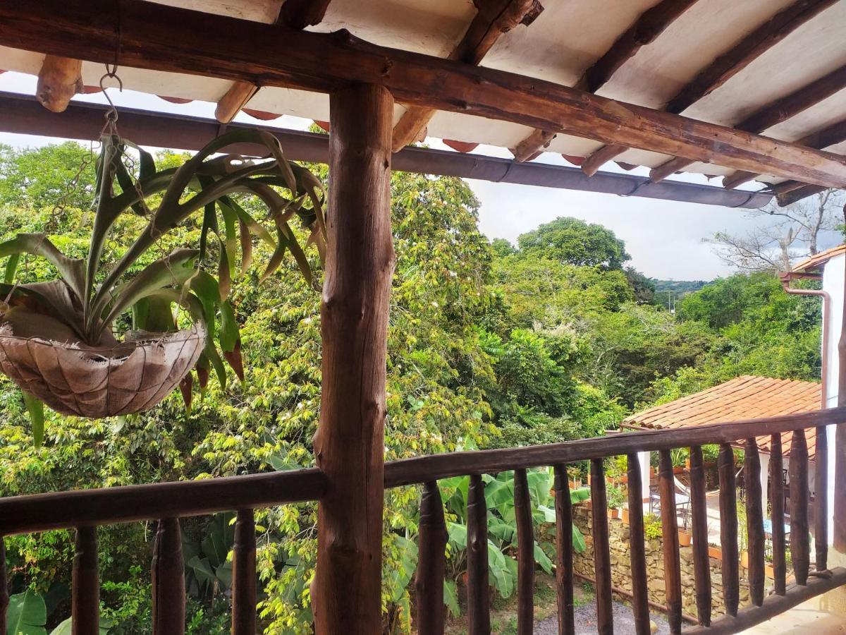 Casona Chara Hotel Barichara Bagian luar foto