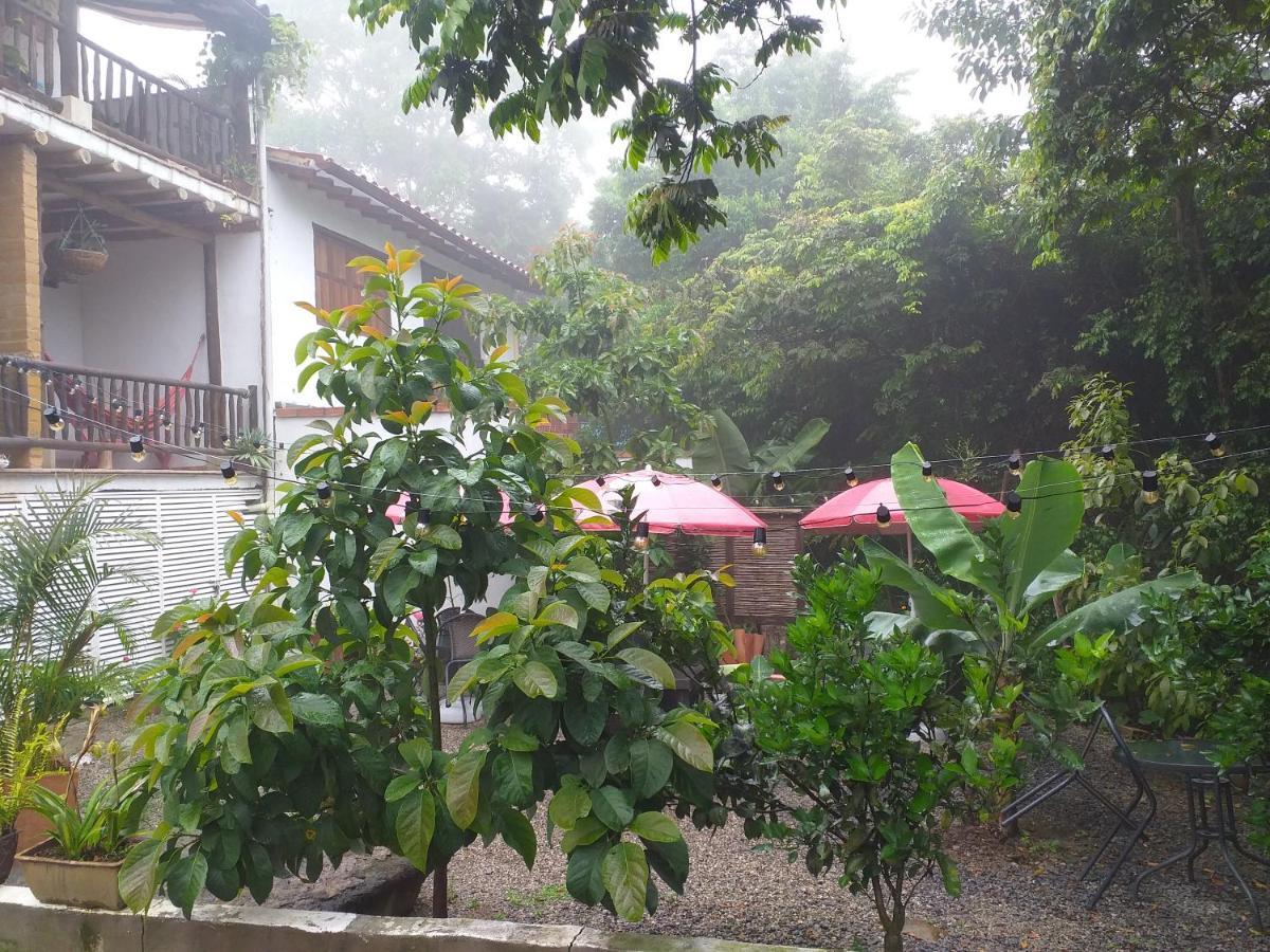 Casona Chara Hotel Barichara Bagian luar foto